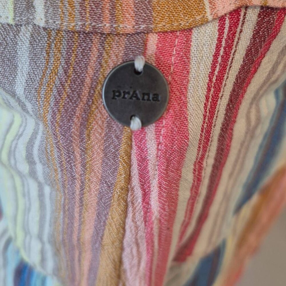 Prana Multicolor Striped Midi Dress - Picture 4 of 9